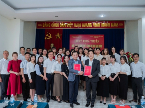 CTY DU HỌC HÀN QUỐC T&T tiếp tục ký kết bản hợp tác tuyển sinh DU HỌC HÀN QUỐC cùng trường THPT Hồng Đức